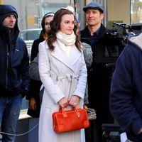 Leighton Meester dressed a winter jacket on the set of 'Gossip Girl' | Picture 112660